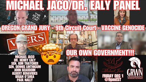 MICHAEL JACO: Vax criminal fraud, treason charges coming for MANY - YOUR State too!