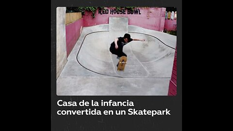 Empresario transforma su hogar de la niñez en un Skatepark comunitario
