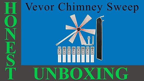 UNBOXING Vevor 9 Rod Chimney Sweep Brush Kit