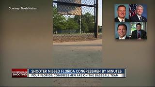 Shooter missed Florida Congressmen by minutes