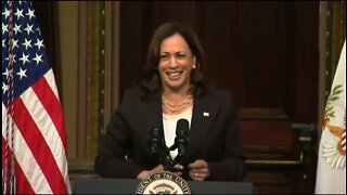 Kamala Bursts Out Laughing While Talking About Droughts