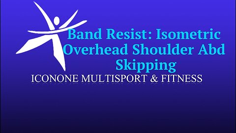 Band Isometric Shoulder Abduction: Skipping