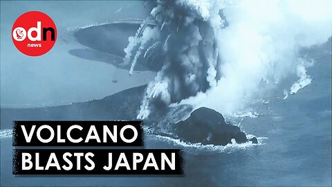 Watch Explosive Volcano Erupt 200m Into Sky on Japanese Island