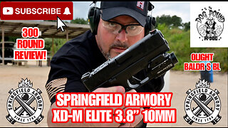 SPRINGFIELD ARMORY XD-M ELITE COMPACT 10MM 300 ROUND REVIEW! OLIGHT BALDR S BL!