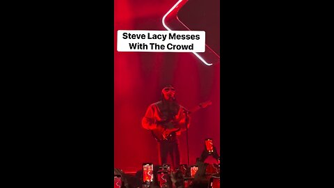 Steve Lacy Is To Funny For This #music #funny #concert #stevelacy