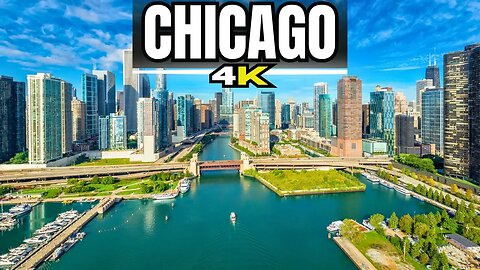 Chicago, Illinois, USA 🌆 | Aerial Beauty in 4K Drone Footage