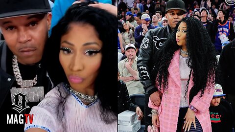 Kenneth Petty & Wife Nicki Minaj Attend Knicks Game Amid Divorce Rumors! 💍