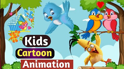 How to make birds cartoon videos in canva | cartoon videos kaise banate hen | kids cartoon stories