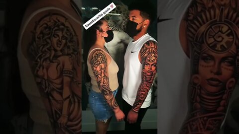 Couples getting tattooed together stay together #shorts #tattoos #inked