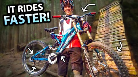 Oldschool Bike gets Upgraded and Sent Hard!