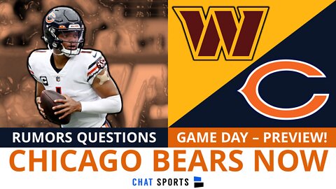 Chicago Bears vs. Washington Commanders TNF Preview + Bears Rumors Mailbag Questions