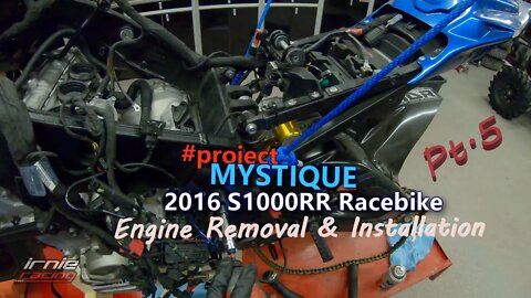 S1000RR Engine Removal & Installation Series Pt.5 #projectMystique