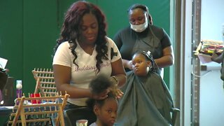 Braids and Fades day at local charter school