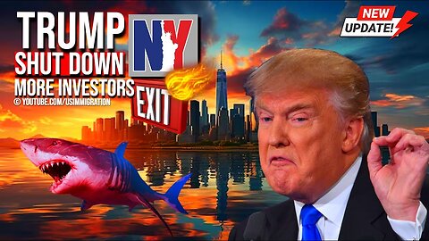 JUST NOW: Major Investors Exit! Trump SHUTDOWN New York🔥NY is a Loser State! Truckers for Trump