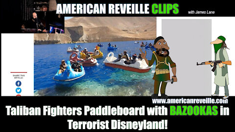 Taliban Fighters Paddleboard with BAZOOKAS in Terrorist Disneyland!