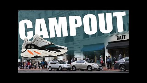 CAMPING OUT FOR ADIDAS YEEZY BOOST 700 WAVE RUNNER RESTOCK