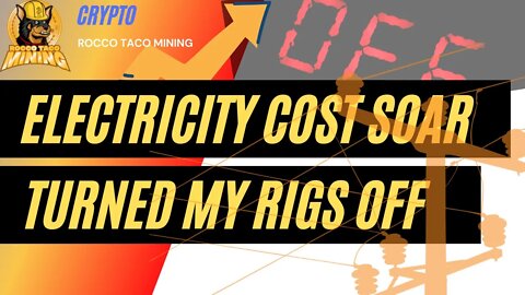 Electricity Costs Soar | All GPU Mining Rigs Are OFF!