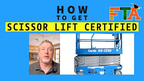 How to Get Scissor Lift Certified | IT Field Tech Tips | Make Money as a Freelance IT Tech