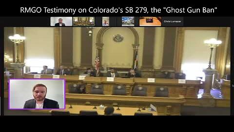 RMGO Testimony on Colorado's SB 279, the "Ghost Gun Ban" [MIRROR]