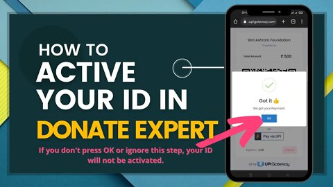 ID Activation Process in Donate Expert | #DonateExpert