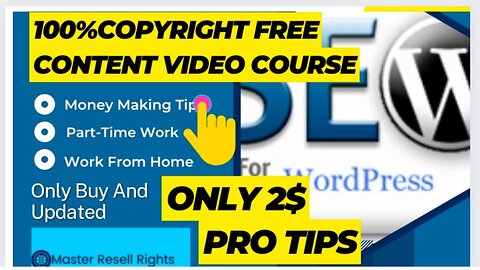 "Master WordPress SEO with Our Copyright-Free Video Course!"