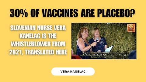 Whistleblower nurse: 30% of vaccines were placebo