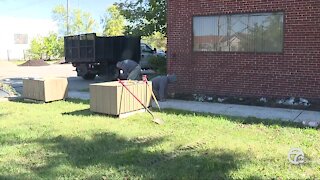 Landscaping companies team up for beautification project outside Detroit's 2nd Precinct