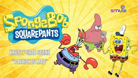 Sponge Boby Krusty Krab Scene Patrick is Mad (Voiceover)