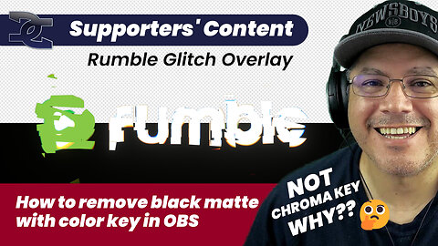 Supporters' Content - Rumble Logo Glitch Animation