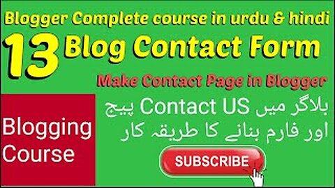 How to Add Contact Form in Blogger | Contact US Generator for Blogger Free | Blogger Contact Form