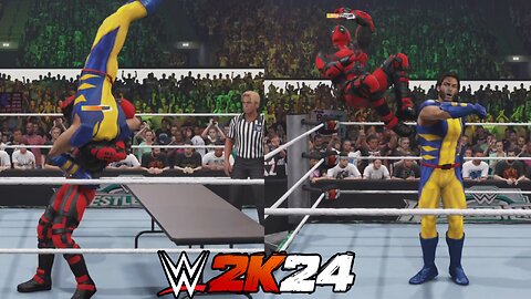 WWE 2K24: Deadpool VS Wolverine - Extreme Rules Match