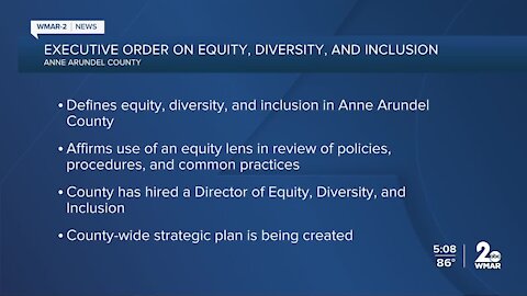 Anne Arundel County Executive signs executive order on equity, diversity and inclusion