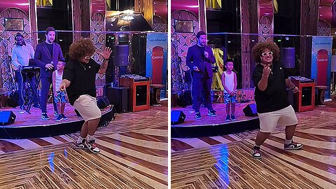 Epic cruise ship dance moves stuns director