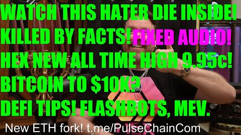 FIXED AUDIO RICHARD HEART CRUSHES HATERS WITH FACTS! SMACK DOWN! BITCOIN ETHEREUM HEX PULSECHAIN BNB