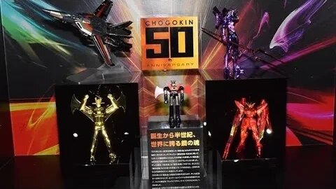 CHOGOKIN 50TH ANNIVERSARY Wing Gundam Zero,Mazinger Z,VF-1J Valkyrie & EVA-01