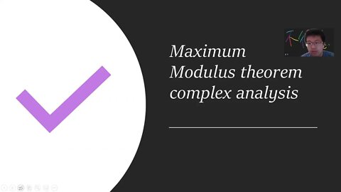 Maximum Modulus theorem and its proof