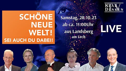 🔴💥LIVE von der Kundgebung in Landsberg am Lech - SCHÖNE NEUE WELT💥