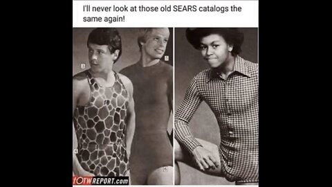 Michael Lavaughn Robinson AKA Michelle Obama on Sears Catalog in the late 70s or early 80s