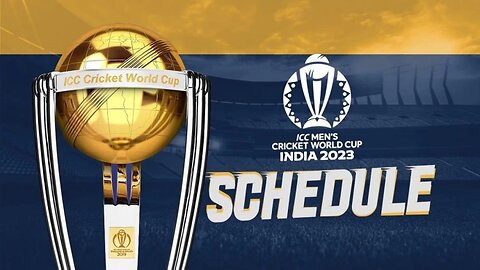 ICC ODI cricket world cup 2023 schedule |Fixtures, Venues & Timings |Entertainment with Shabnam Saba