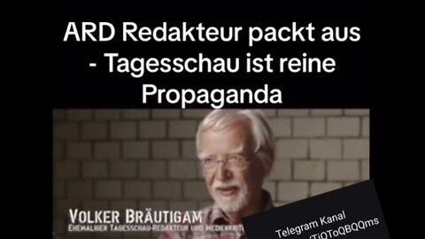 🔥ARD Redakteur packt aus - 📺TAGESSCHAU ist reine PROPAGANDA🔥