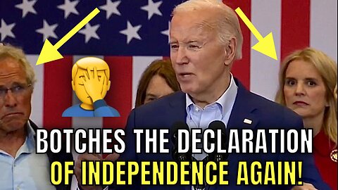 Joe Biden was a MESS AGAIN today during his speech!