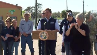DeSantis press conference in Arcadia about Hurricane Ian