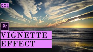 How to create a vignette in Adobe Premiere Pro