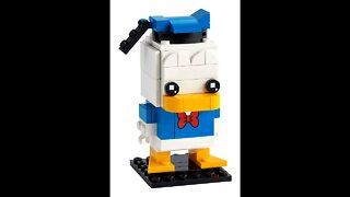 Donald Duck Unboxing and Speed Build Brickheadz 101 Lego 40377