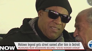 Stevie Wonder street sign unveiled