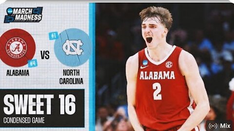 March Madness: Grant Nelson powers Alabama past No. 1 North Carolina to reach first Elite Eight sin.