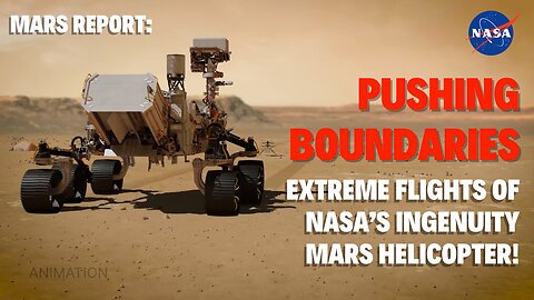 Pushing Boundaries: Extreme Flights of NASA’s Ingenuity Mars Helicopter! 🚁🔴 (Mars Report)