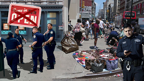 Ghost Town NYC – NYPD Finally Taking Out the Counterfeit Trash or is Something Else Happening?
