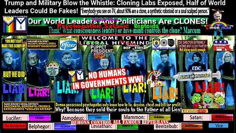 Trump and Military Blow the Whistle: Cloning Labs Exposed, Half of World Leaders Could Be Fakes!