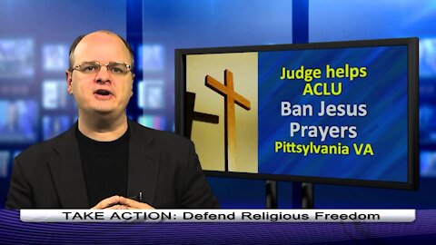2013-04-05-Judge bans Jesus prayers in Virginia - 1 min. - Dr. Chaps
